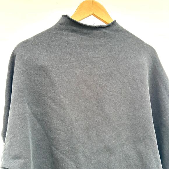 Frank & Eileen Effie Funnel Neck Sweater Black Triple Fleece XS Sweatshirt - Picture 5 of 9